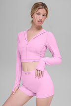 Dames Sportjack – Zachte Pasvorm voor Comfort & Stijl - Candy Heart Pink